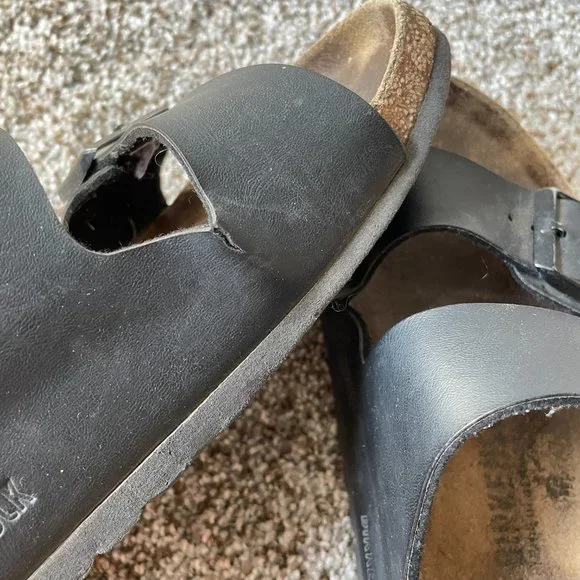 Birkenstock | Black Arizona Sandals - Size 40 - Picture 6 of 12